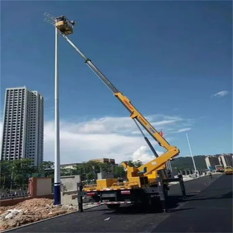 庐山维修路灯的曲臂升降车出租